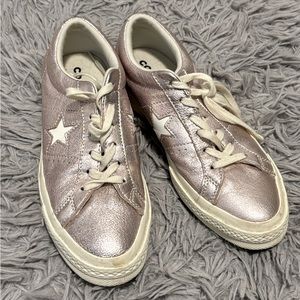 Converse shinning pink trainer. EU38 US6.